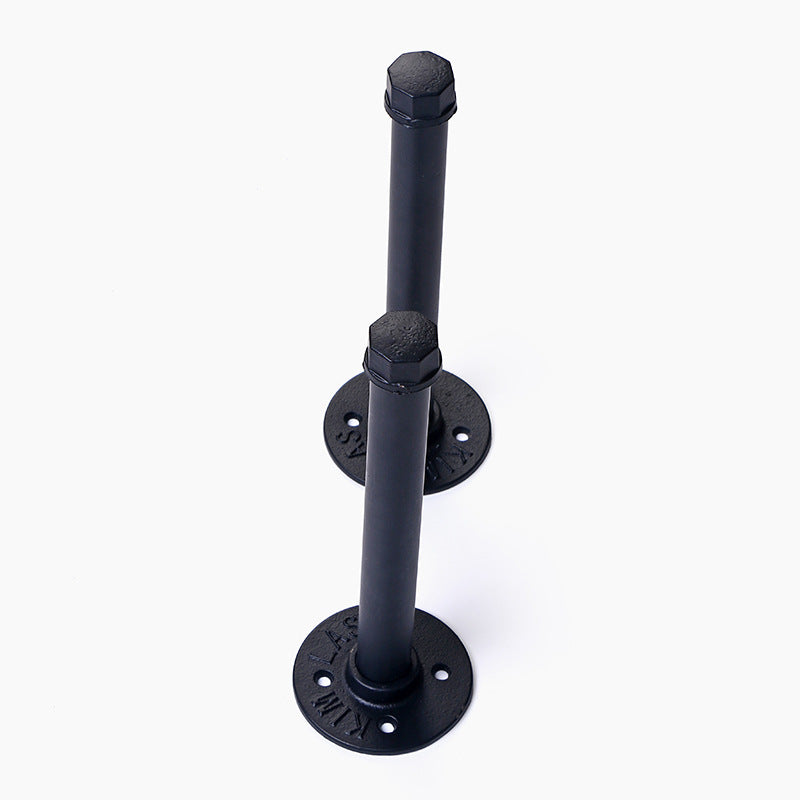 Industrial Pipe Wall Shelf with Wood Board