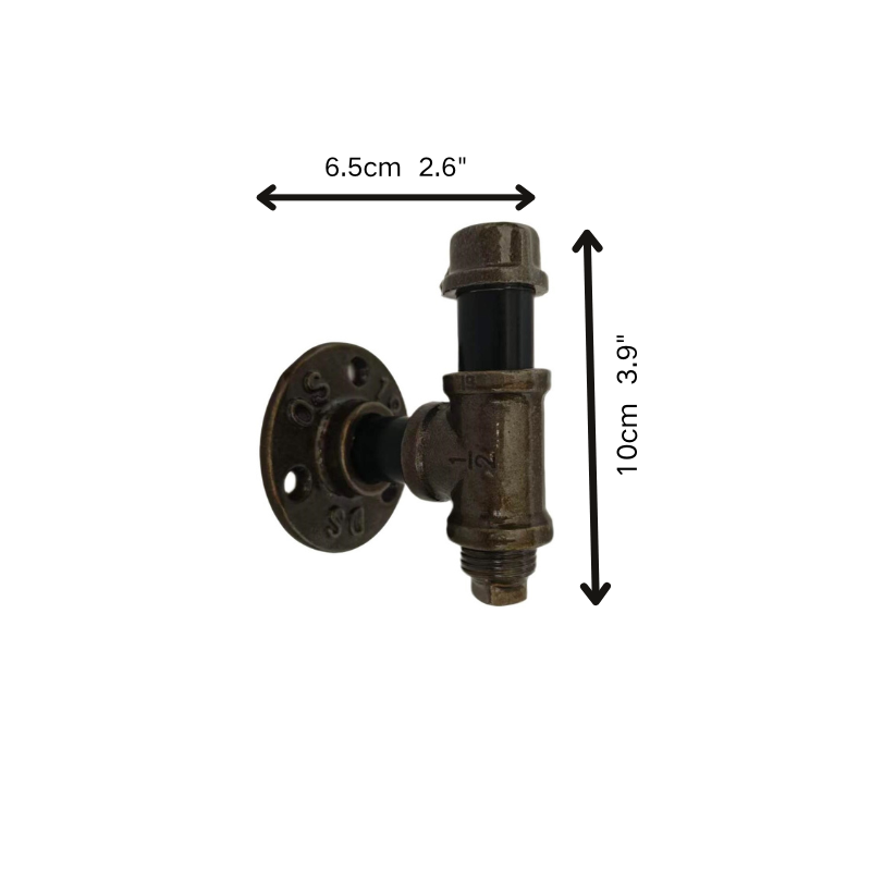 ValveArtisan Industrial Pipe Shelf Bracket