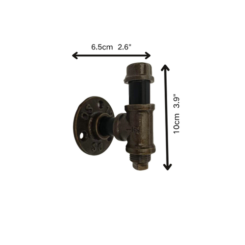 ValveArtisan Industrial Pipe Shelf Bracket