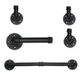 Industrial Pipe Towel Rack - Bathroom Wall Mount