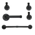 Industrial Pipe Towel Rack - Bathroom Wall Mount