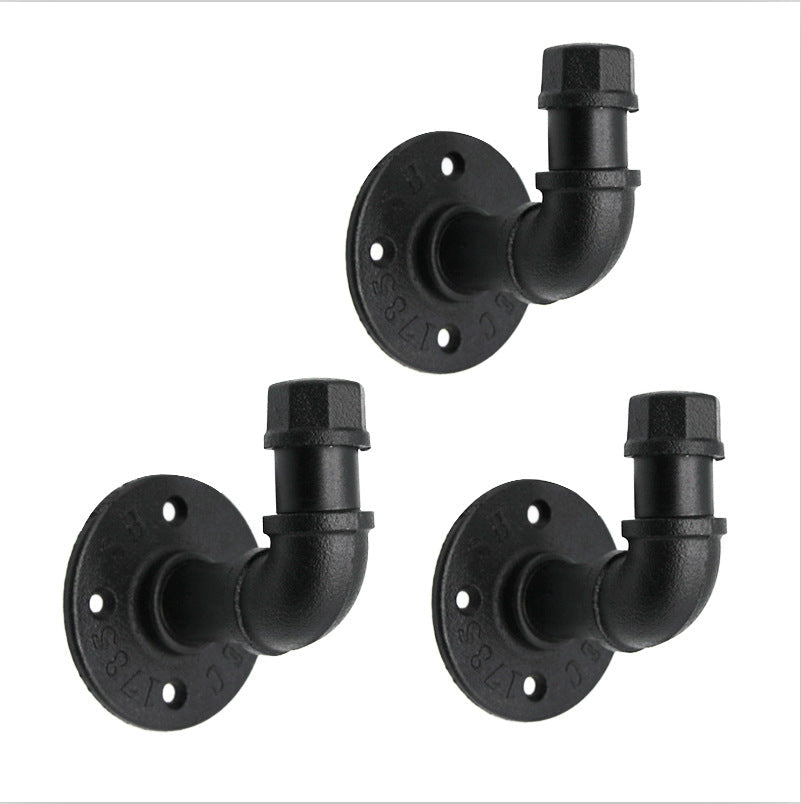 Industrial Pipe Towel Rack - Bathroom Wall Mount